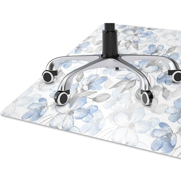 Office chair mat flowers