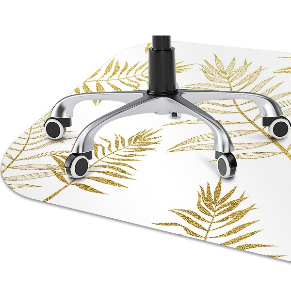 Computer chair mat palm leaves