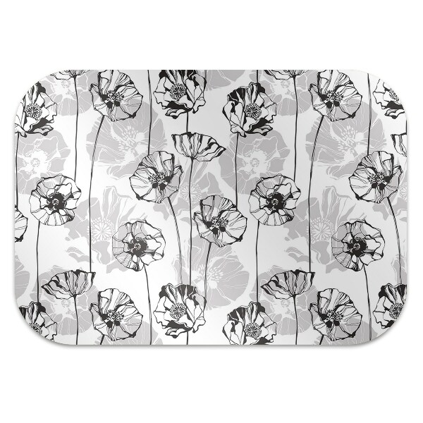 Office chair floor protector flowers Glamor