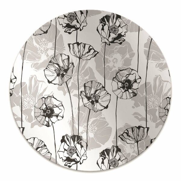 Office chair floor protector flowers Glamor