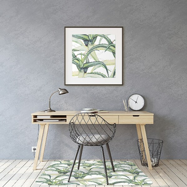 Desk chair mat Aloe image