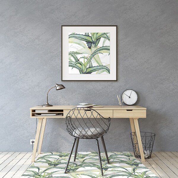 Desk chair mat Aloe image