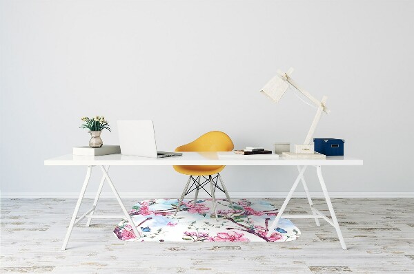 Office chair mat apricot tree