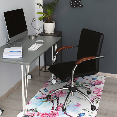 Office chair mat apricot tree