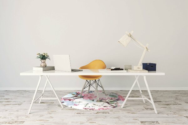 Office chair mat apricot tree