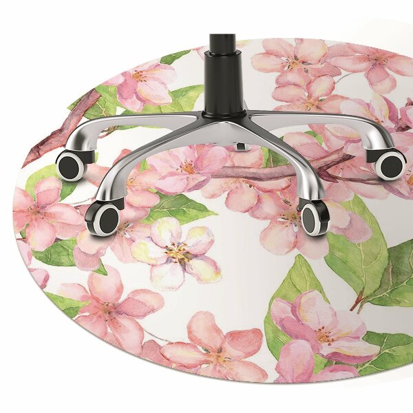 Computer chair mat Cherry blossoms