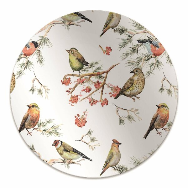 Office chair mat Birds on a branch