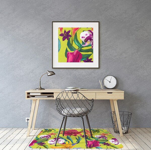 Office chair floor protector painted garden