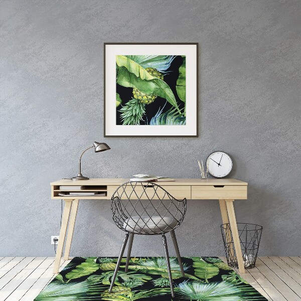 Office chair mat pineapples