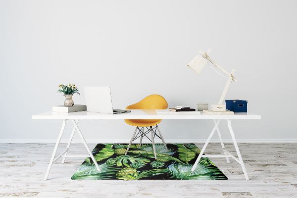 Office chair mat pineapples