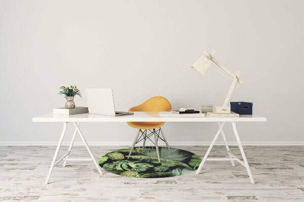 Office chair mat pineapples