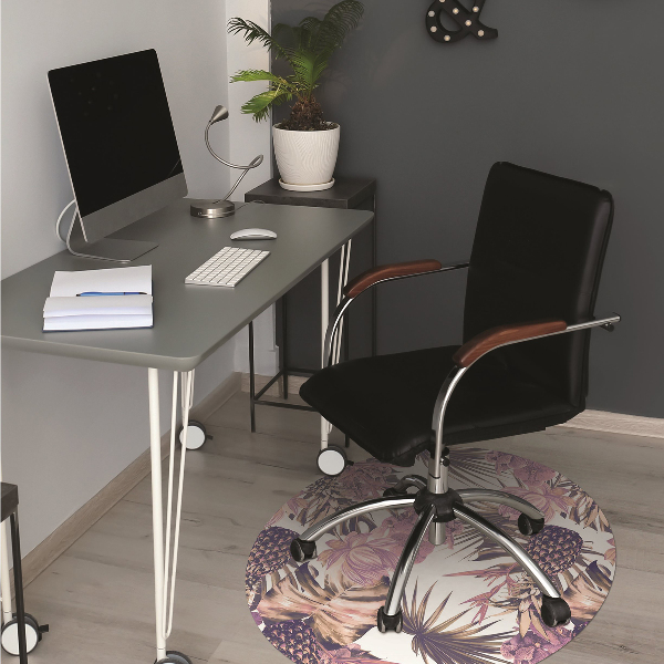 Office chair mat Pineapple