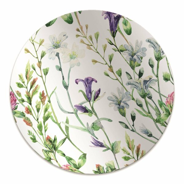 Computer chair mat Field flowers