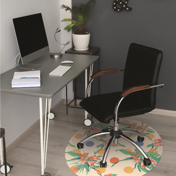 Desk chair mat Sunset