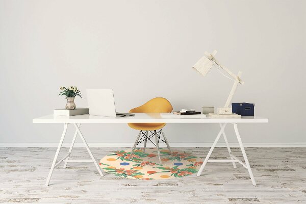 Desk chair mat Sunset