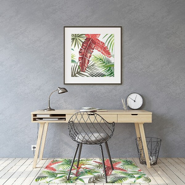 Office chair mat Jungle