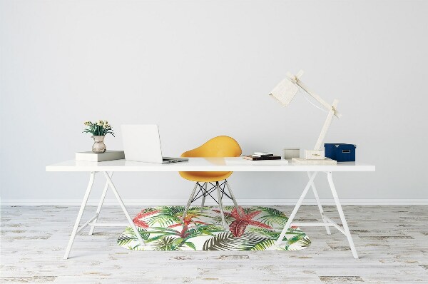 Office chair mat Jungle