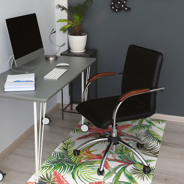 Office chair mat Jungle