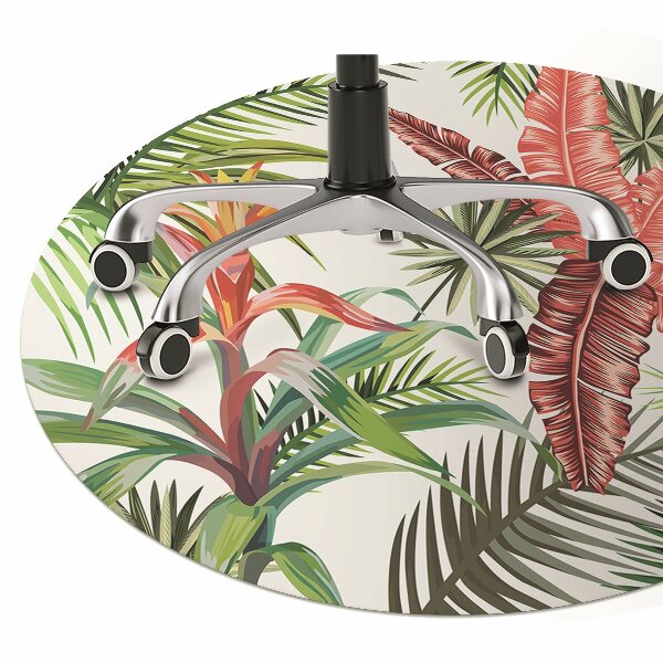 Office chair mat Jungle