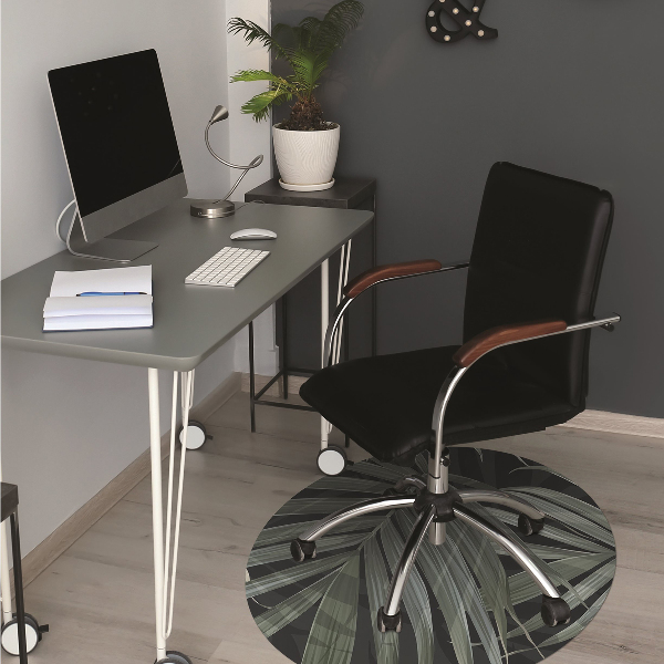 Office chair mat dark monster
