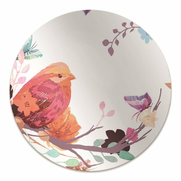 Office chair mat Birds on a branch