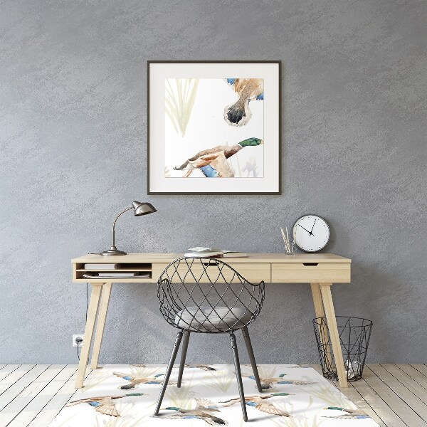 Office chair mat ducks
