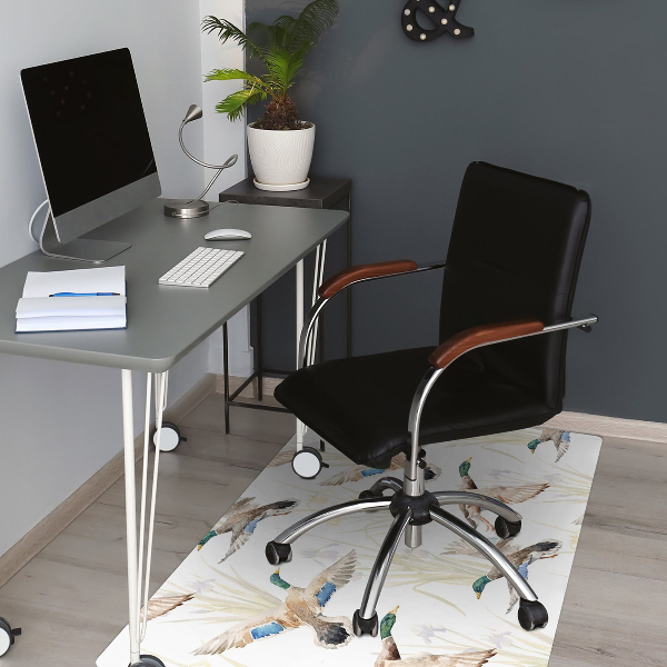 Office chair mat ducks