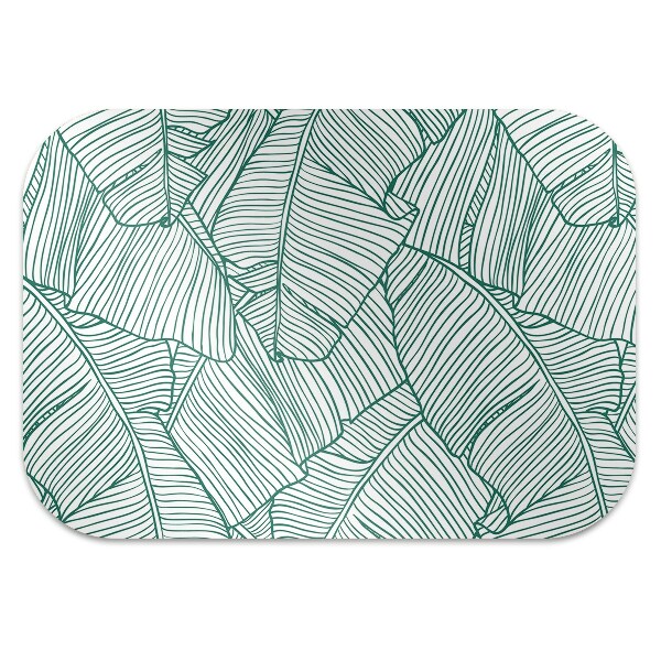 Computer chair mat Water leaves