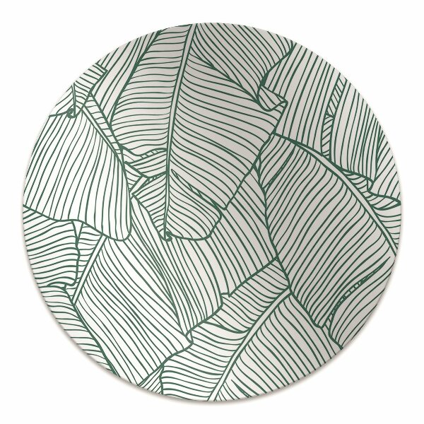Computer chair mat Water leaves