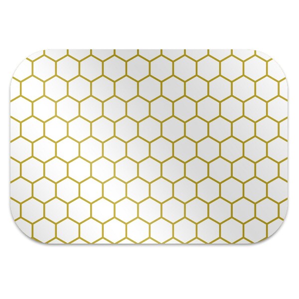 Desk chair mat Honeycomb