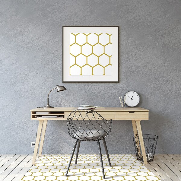 Desk chair mat Honeycomb