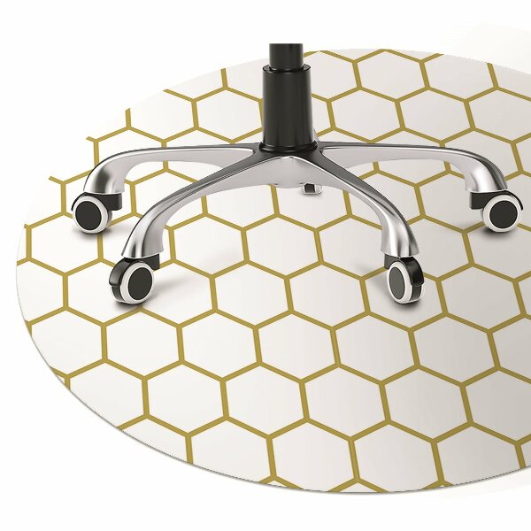 Desk chair mat Honeycomb
