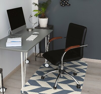 Desk chair mat gray vectors