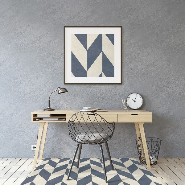 Desk chair mat gray vectors