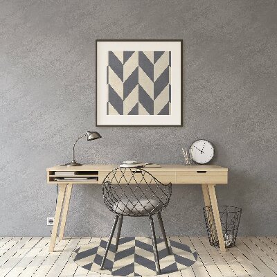 Desk chair mat gray vectors