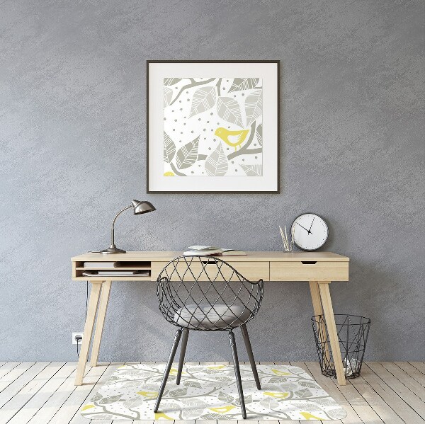Office chair mat birds