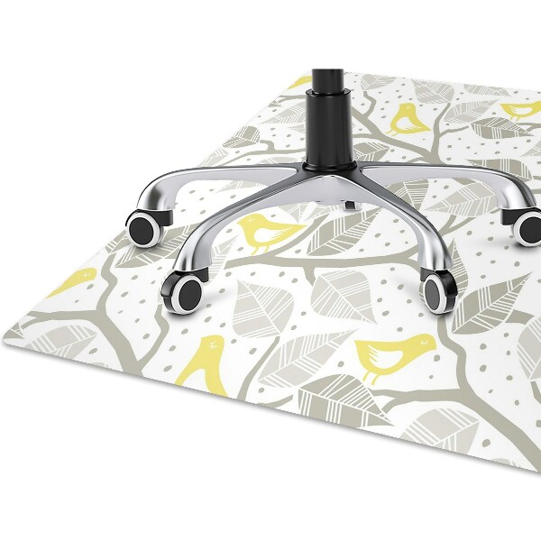Office chair mat birds