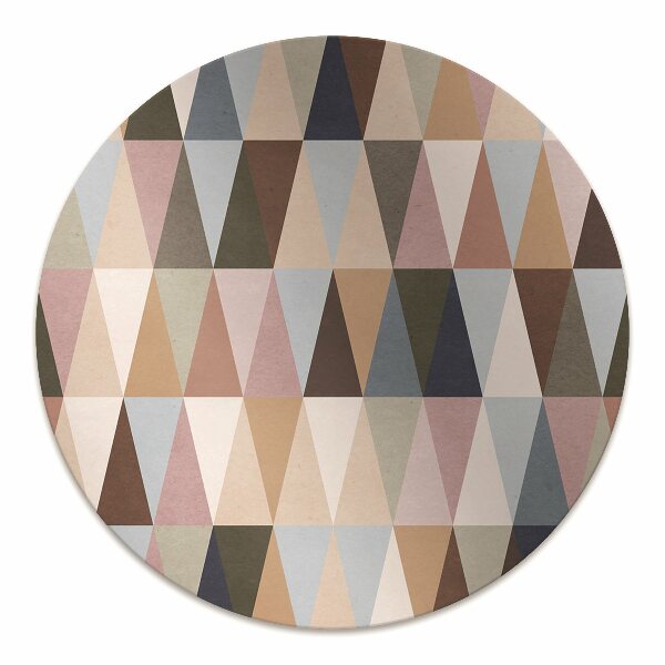 Desk chair mat retro mural