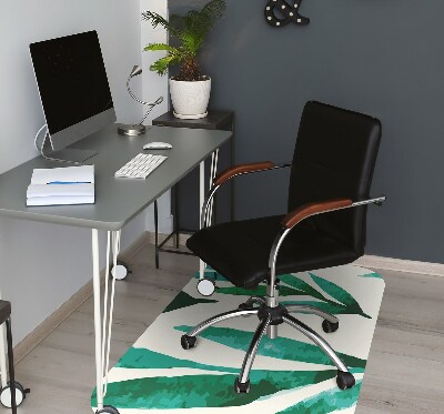 Office chair mat Leaf