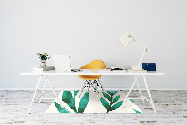 Office chair mat Leaf