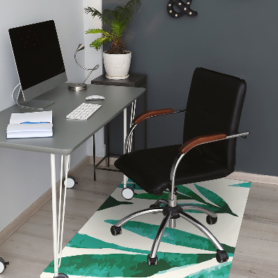 Office chair mat Leaf