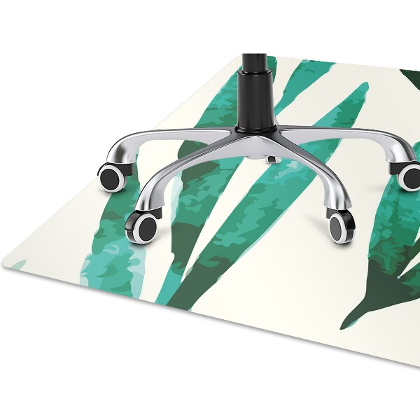 Office chair mat Leaf