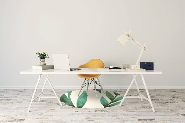 Office chair mat Leaf