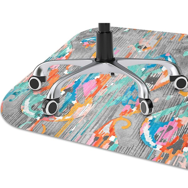 Office chair mat Graffiti
