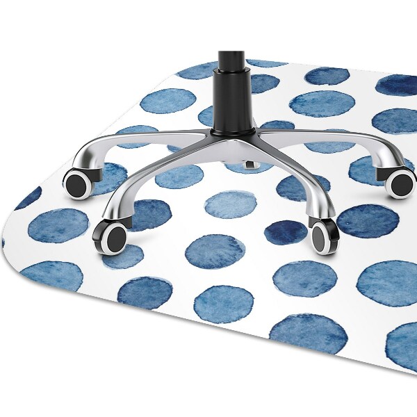 Office chair mat specks
