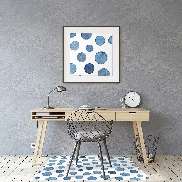 Office chair mat specks