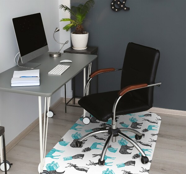 Office chair floor protector Animals
