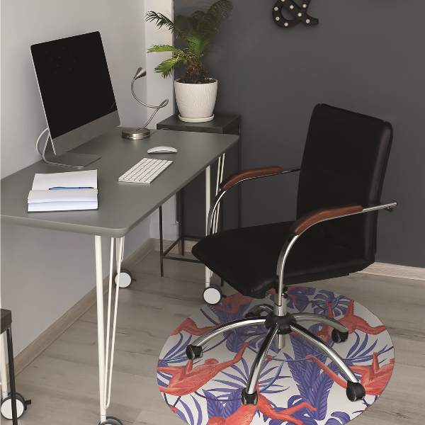 Chair mat floor panels protector monkeys Abstraction