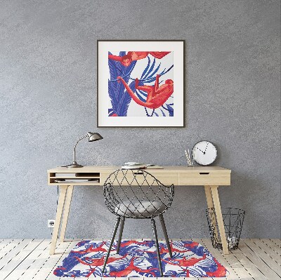 Chair mat floor panels protector monkeys Abstraction