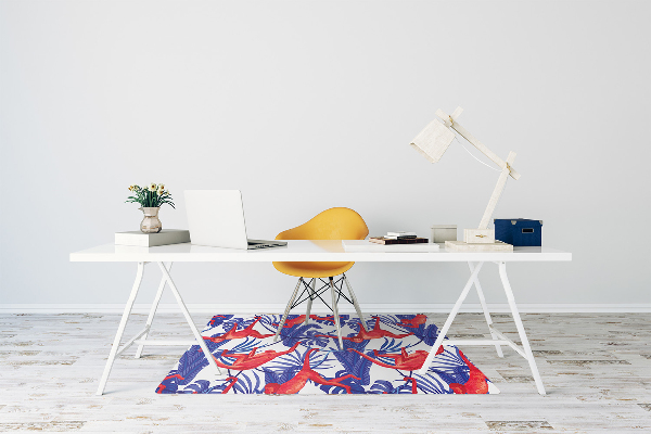 Chair mat floor panels protector monkeys Abstraction